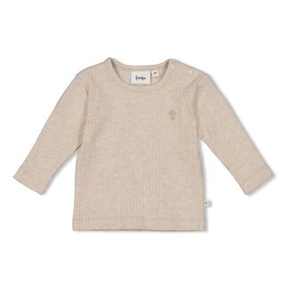 Feetje Feetje - Longsleeve Rib Taupe Melange - Dear Autumn