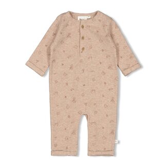 Feetje Feetje - Boxpak Rib AOP Hazelnoot Melange - Fall Favorites