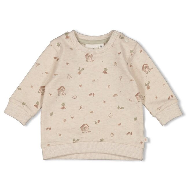 Feetje - Sweater AOP Offwhite Melange - Fall Favorites