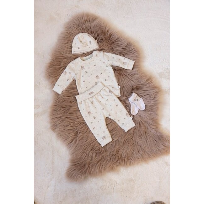 Feetje - Sweater AOP Offwhite Melange - Fall Favorites