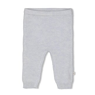 Feetje Feetje - Broek Gebreid Blauw Melange - The Knits