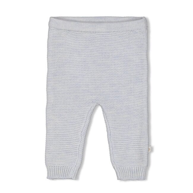 Feetje - Broek Gebreid Blauw Melange - The Knits