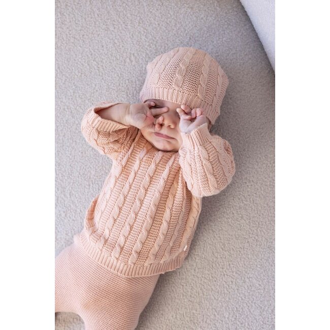 Feetje - Broek Gebreid Roze - The Knits