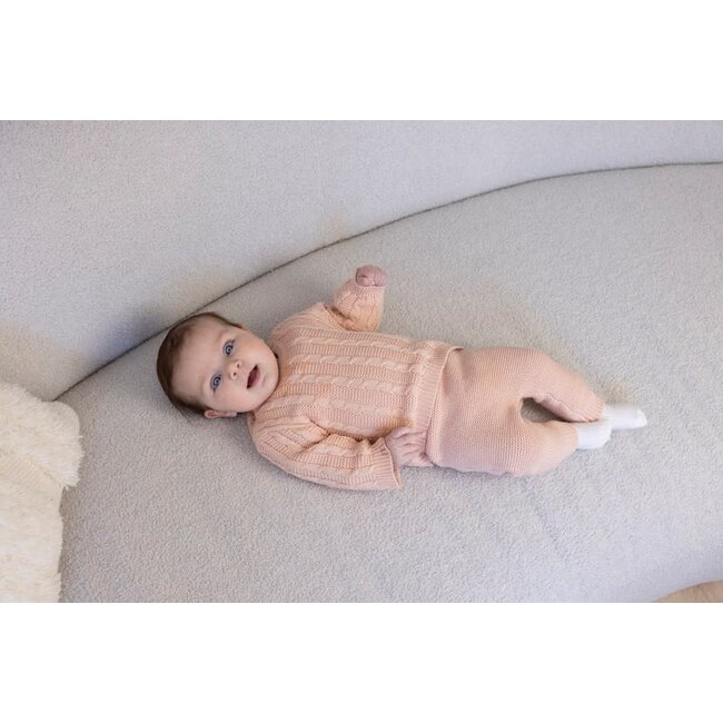Feetje - Broek Gebreid Roze - The Knits