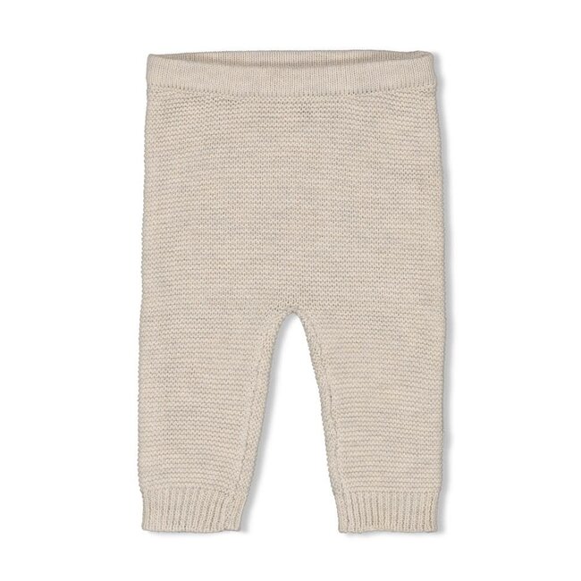 Feetje - Broek Gebreid Taupe Melange - The Knits