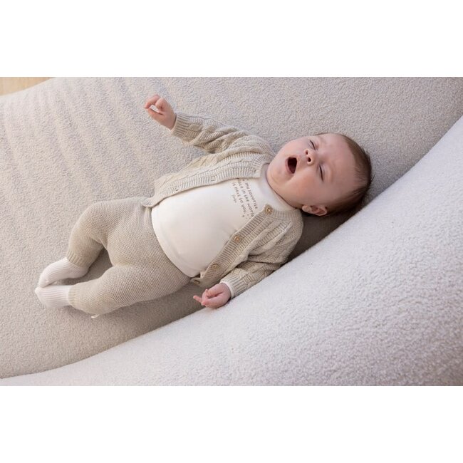 Feetje - Broek Gebreid Taupe Melange - The Knits