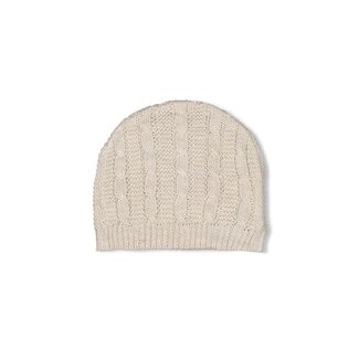 Feetje Feetje - Mutsje Gebreid Taupe Melange - The Knits