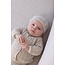 Feetje - Mutsje Gebreid Taupe Melange - The Knits