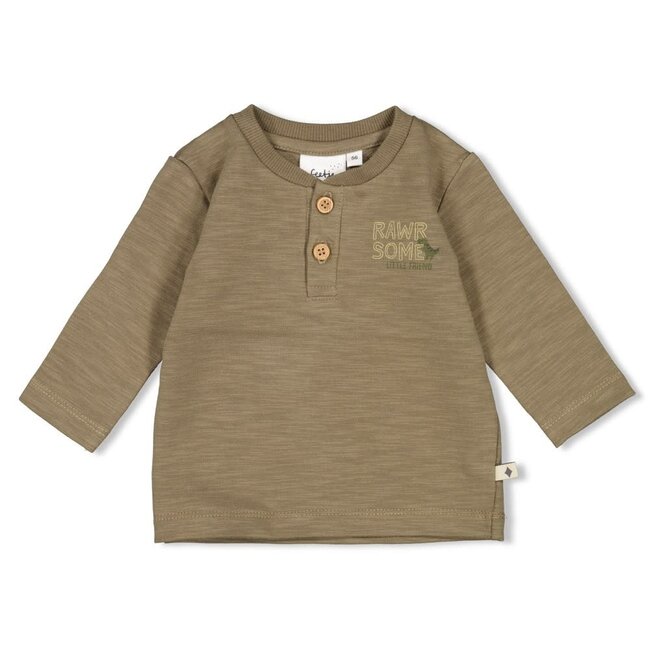 Feetje - Longsleeve Olijf - Rawrsome