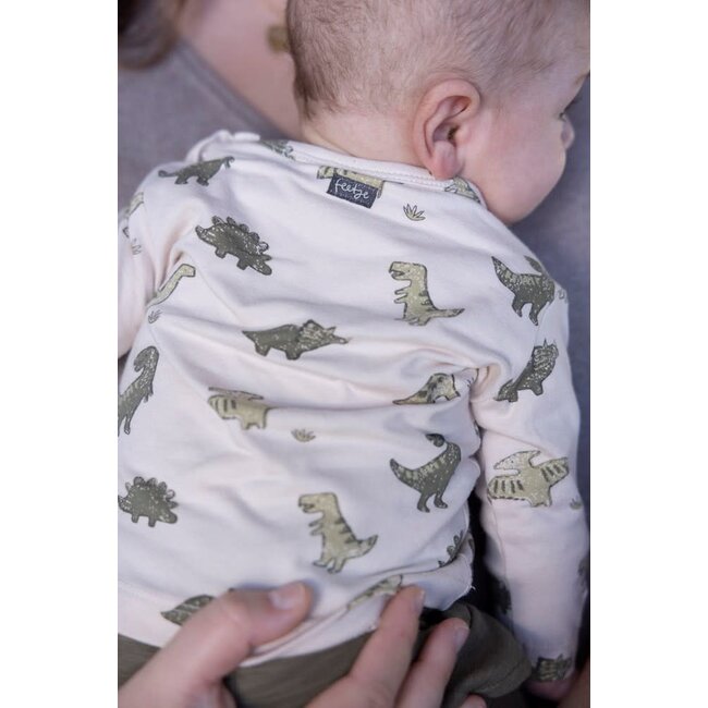 Feetje - Longsleeve AOP Offwhite - Rawrsome