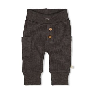 Feetje Feetje - Broek Rib Antraciet Melange - Rawrsome