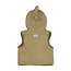 Feetje - Bouclé Bodywarmer met Capuchon Groen - Rawrsome