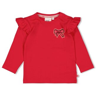 Feetje Feetje - Longsleeve Rood - Queen of Hearts