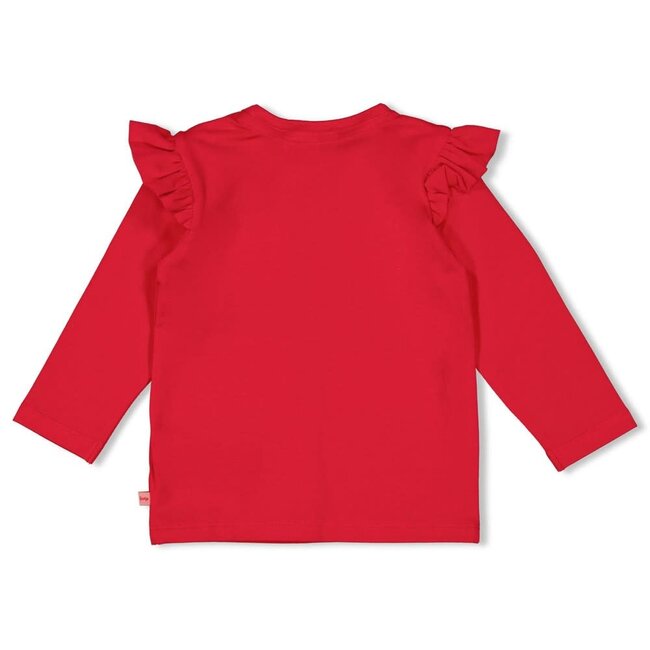 Feetje - Longsleeve Rood - Queen of Hearts