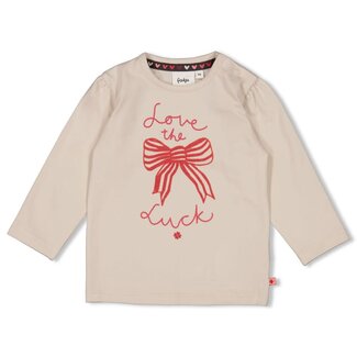 Feetje Feetje - Longsleeve Offwhite - Queen of Hearts