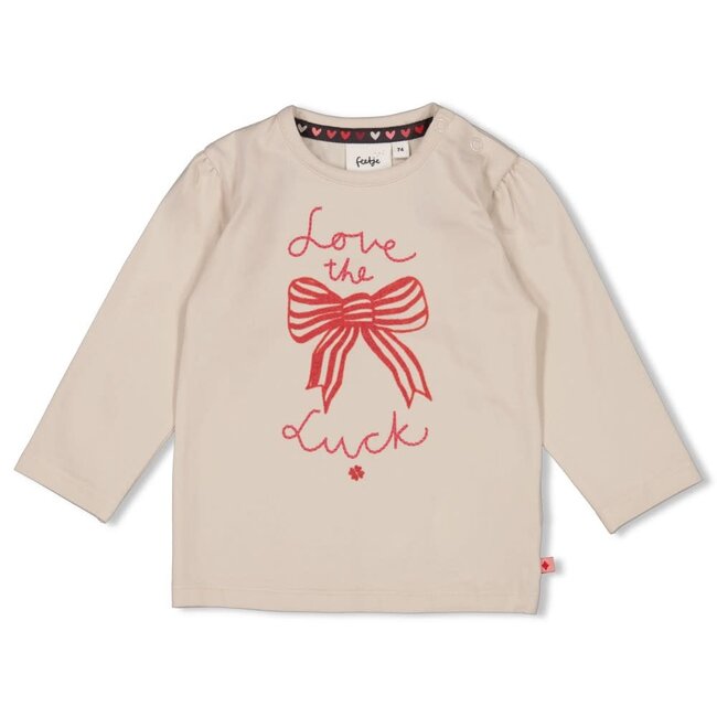 Feetje - Longsleeve Offwhite - Queen of Hearts