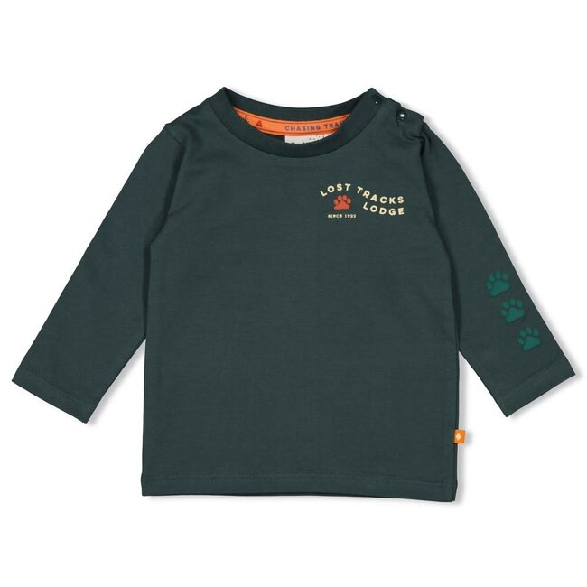Feetje - Longsleeve Petrol - Chasing Trails