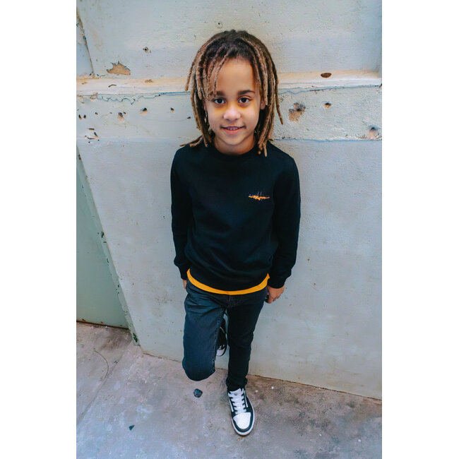 Tygo & Vito - Sweater Silver - Black