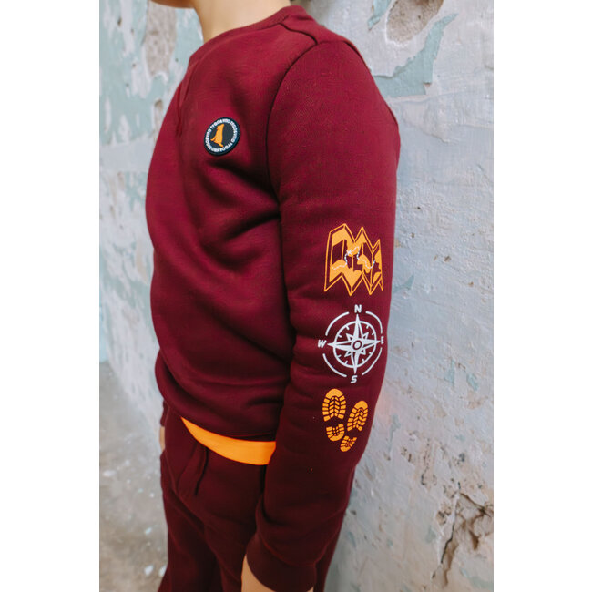 Tygo & Vito - Sweater Sven - Maroon