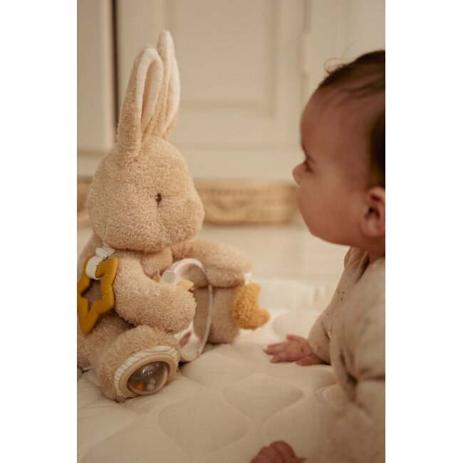 Little Dutch - Activiteitenknuffel Baby Bunny - Newborn Naturals