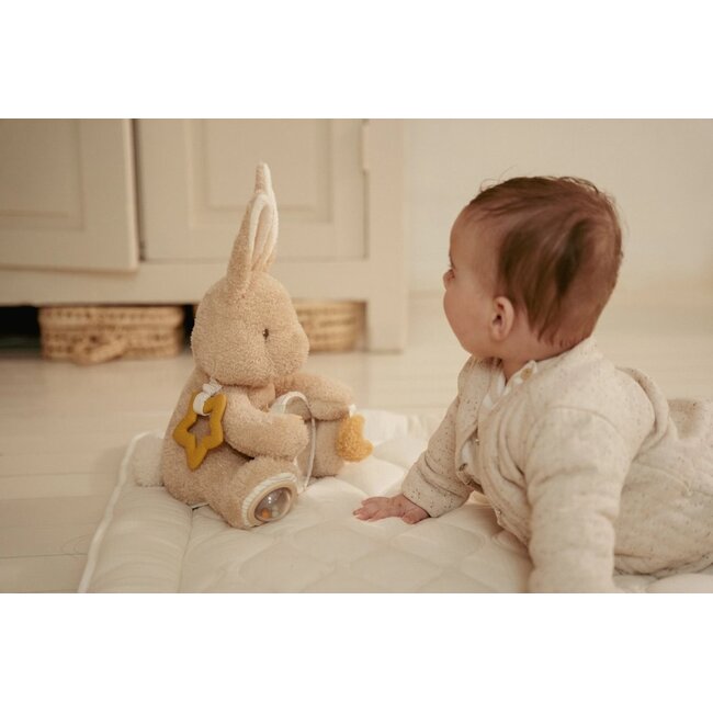 Little Dutch - Activiteitenknuffel Baby Bunny - Newborn Naturals