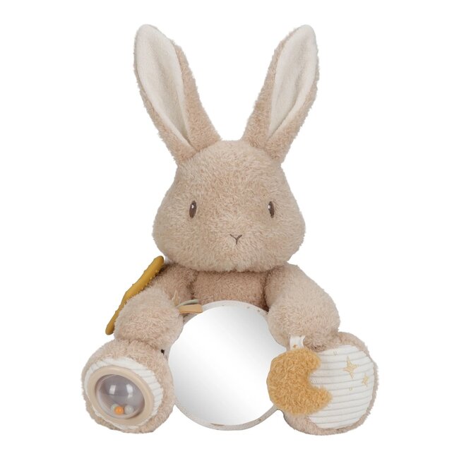 Little Dutch - Activiteitenknuffel Baby Bunny - Newborn Naturals