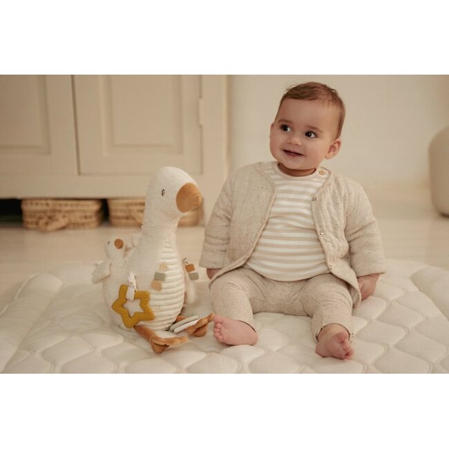 Little Dutch - Activiteitenknuffel Little Goose - Newborn Naturals