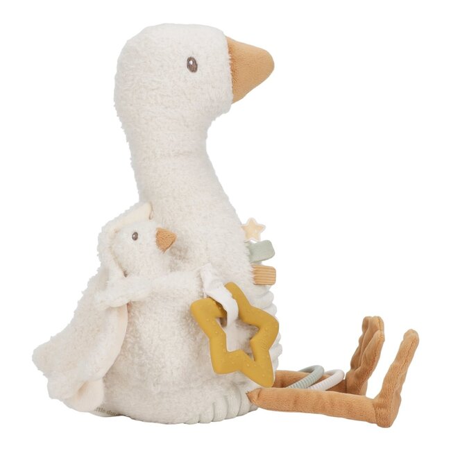 Little Dutch - Activiteitenknuffel Little Goose - Newborn Naturals