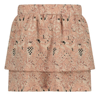 Levv Levv - Skirt Vida - AOP Pink Leaves