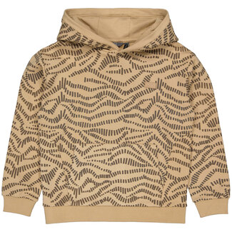 Levv Levv - Sweater Vince - AOP Sand Graphic
