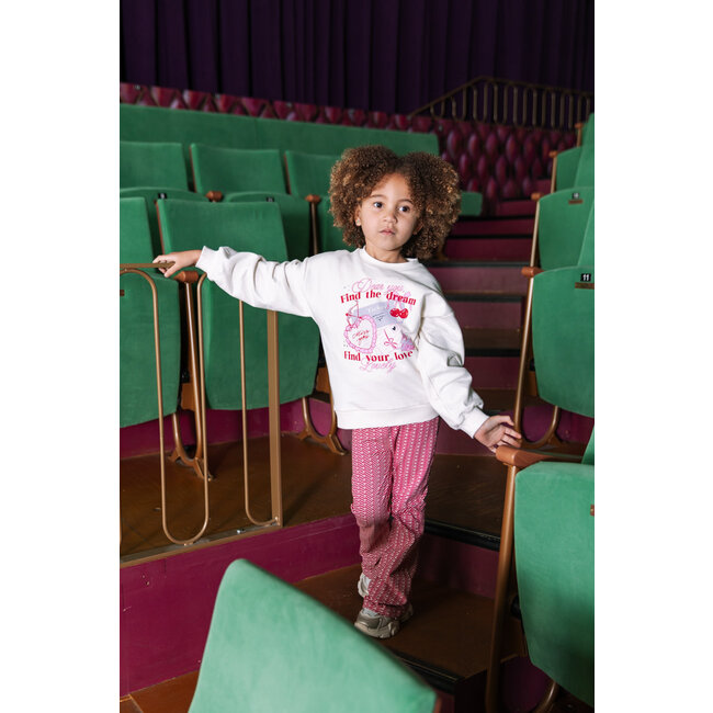 Quapi - Pants  Hinte - AOP Red Stripe