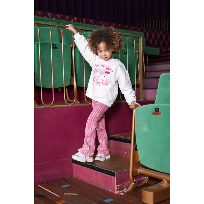 Quapi - Pants  Hinte - AOP Red Stripe