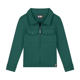 SKURK Skurk - Zip Overshirt Siraj - Green