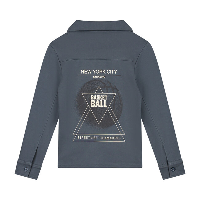 Skurk - Zip Overshirt Siraj - Grey