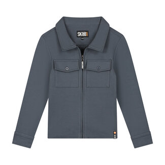 SKURK Skurk - Zip Overshirt Siraj - Grey
