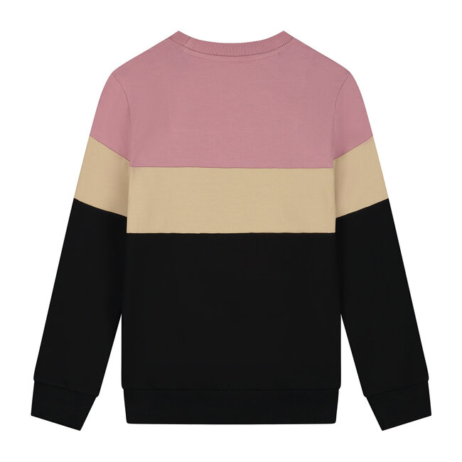 Skurk - Sweater Sjoerd - Colourblock Rose
