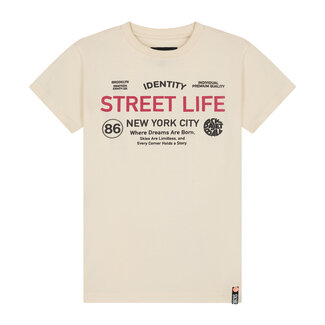 SKURK Skurk - T-shirt Tommie - Offwhite