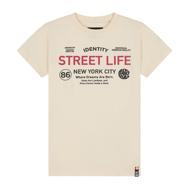 Skurk - T-shirt Tommie - Offwhite