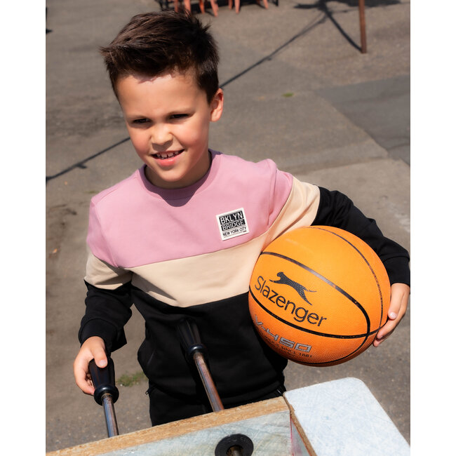 Skurk - Sweater Sjoerd - Colourblock Rose