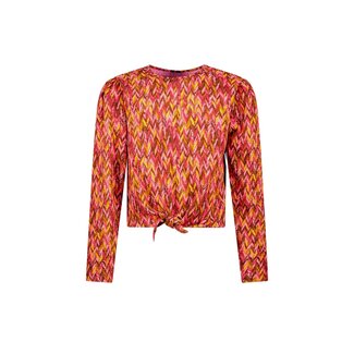 B.Nosy B.Nosy - Top with Knot Tori - Zigzag Texas