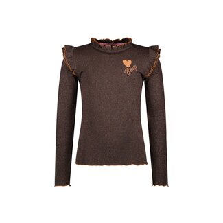 B.Nosy B.Nosy - Top wit Ruffles Tonya - Fudgsickle