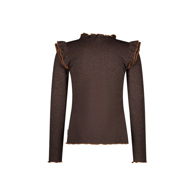 B.Nosy - Top wit Ruffles Tonya - Fudgsickle