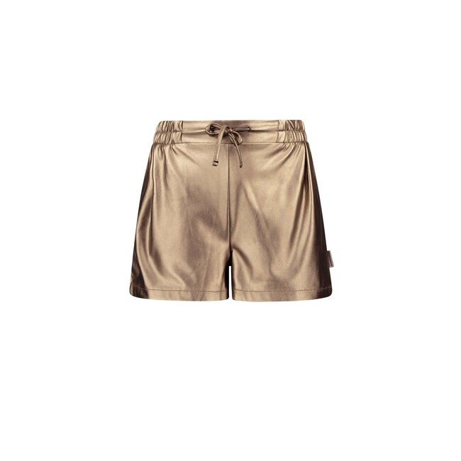 B.Nosy - Fake Leather Shorts Pam - Light Gold