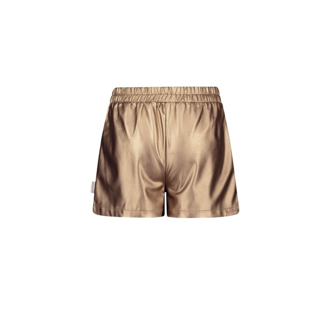 B.Nosy - Fake Leather Shorts Pam - Light Gold
