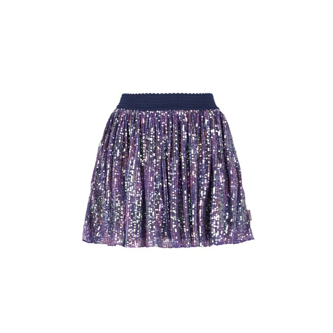 B.Nosy - Sequince Mesh Skirt River - Crushed Grape
