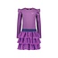 B.Nosy - Dress with Multi Layer Mesh Skirt Dora - Crushed Grape