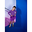 B.Nosy - Dress with Multi Layer Mesh Skirt Dora - Crushed Grape