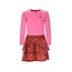 B.Nosy - Dress with 2-Layer Printed Skirt Daphne - Pink Carnation