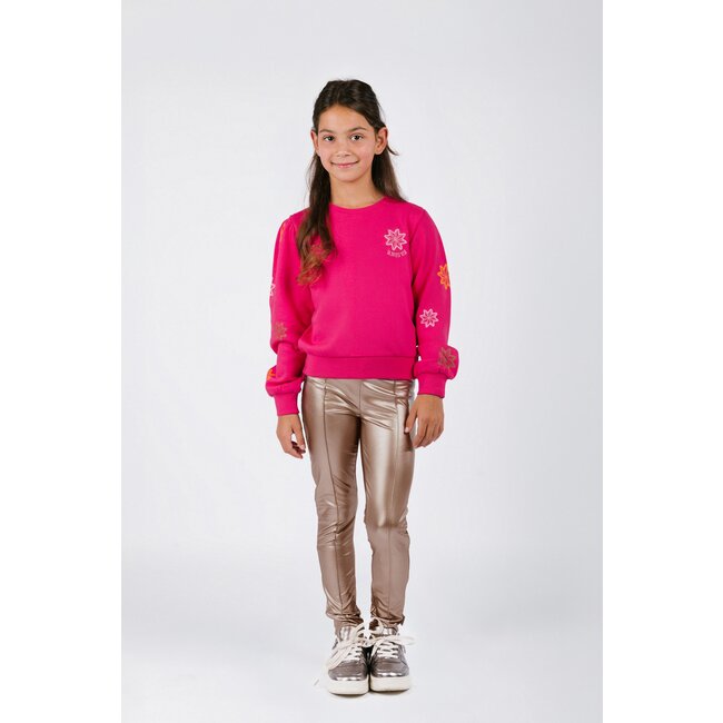 B.Nosy - Fake Leather Legging Luna - Light Gold