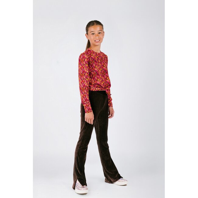 B.Nosy - Top with Knot Tori - Zigzag Texas